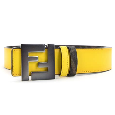 yellow fendi belt